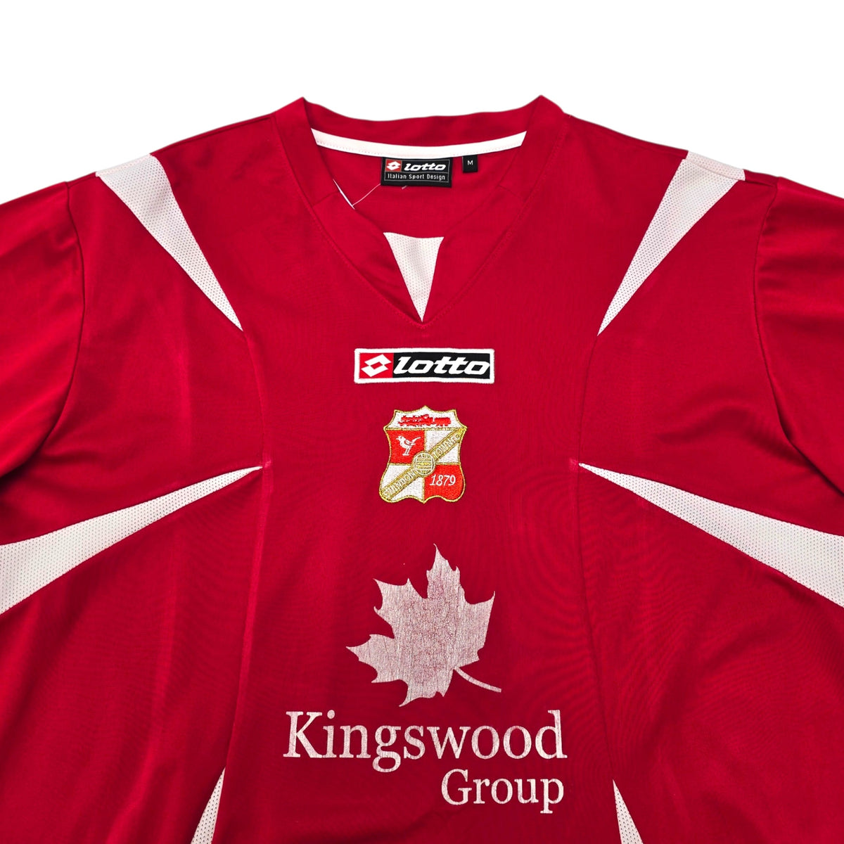 2007/08 Swindon Town Home Football Shirt (M) Lotto - Football Finery - FF304331