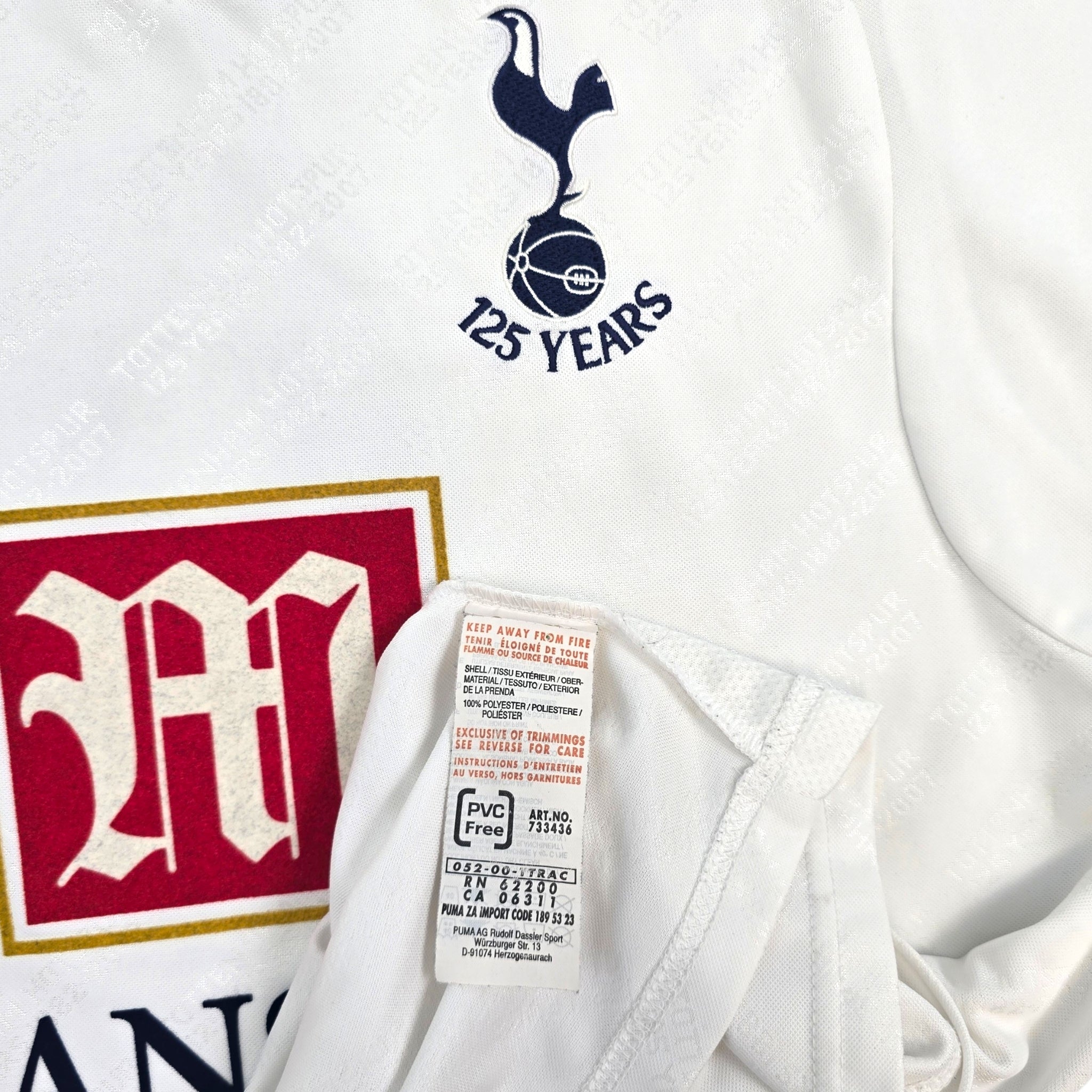 新品未使用　正規07-08PUMA Tottenham 　ベルバトフ 2007/08 Tottenham Hotspur Home Football Shirt (XL) Puma #9
