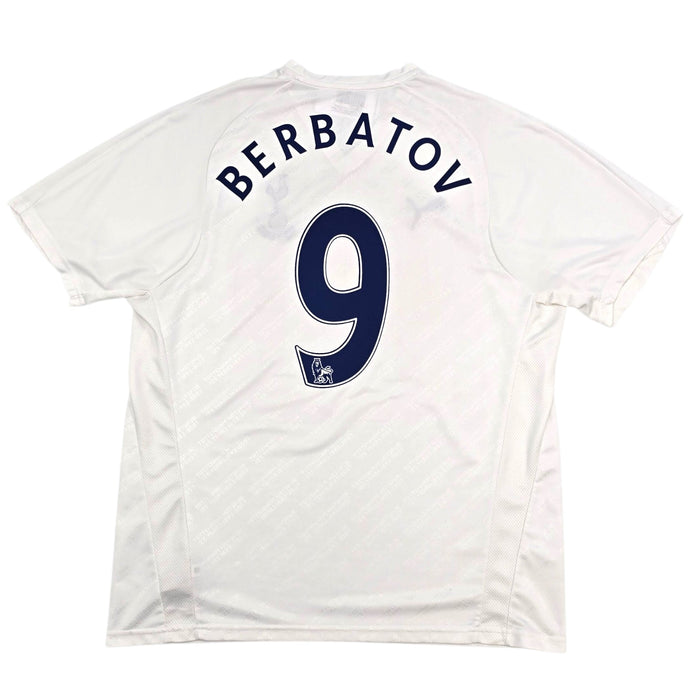 2007/08 Tottenham Hotspur Home Football Shirt (XL) Puma 9 Berbatov (Centenary) - Football Finery - FF305599