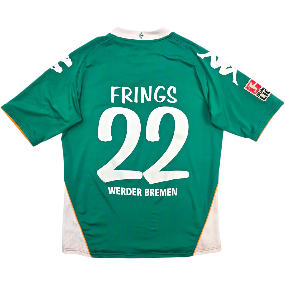 2007/08 Werder Bremen Home Football Shirt (XL) Kappa 22 Frings - Football Finery - FF302604