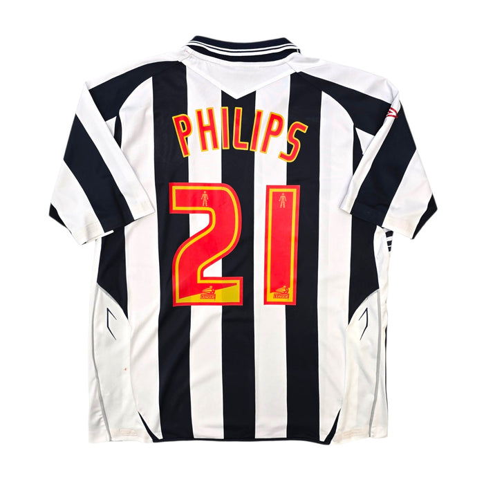2007/08 West Bromwich Albion Home Football Shirt (L) Umbro 21 Phillips - Football Finery - FF304312