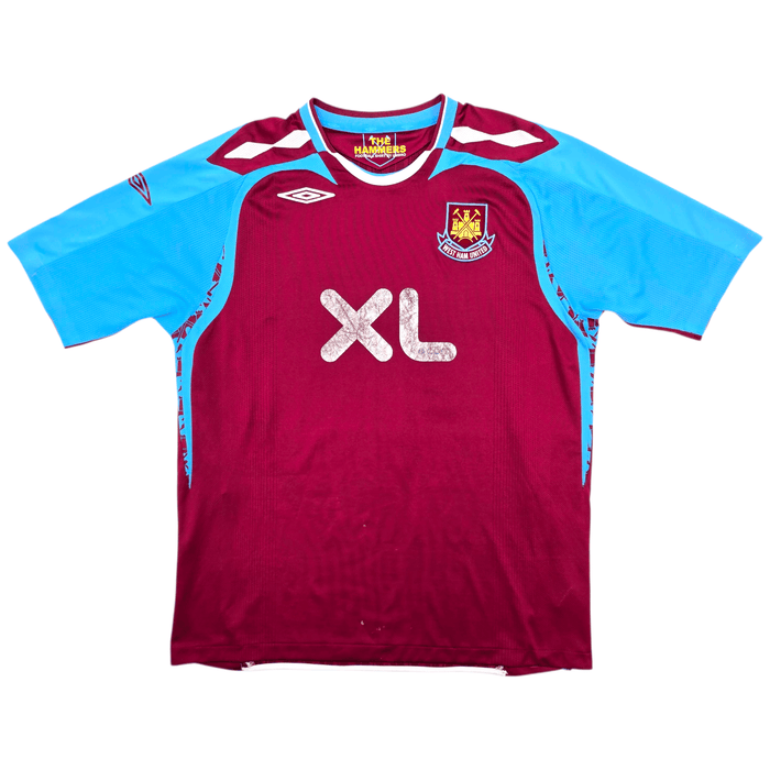 2007/08 West Ham United Home Football Shirt (XL) Umbro - Football Finery - FF303008