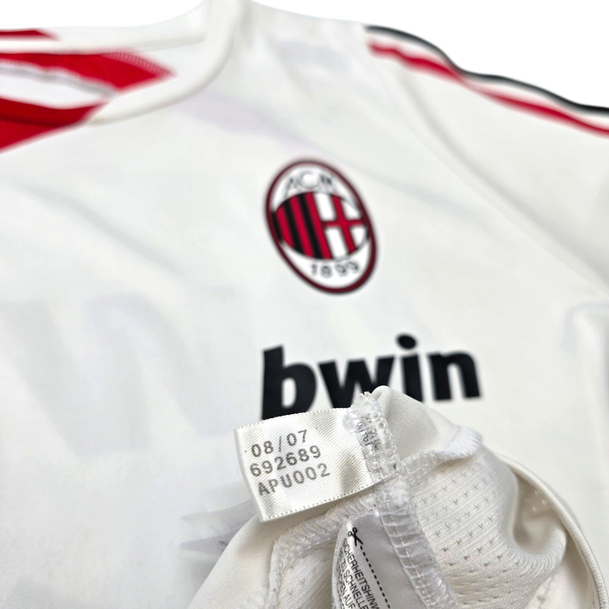 2007/09 AC Milan Training Shirt (L) Adidas - Football Finery - FF307431