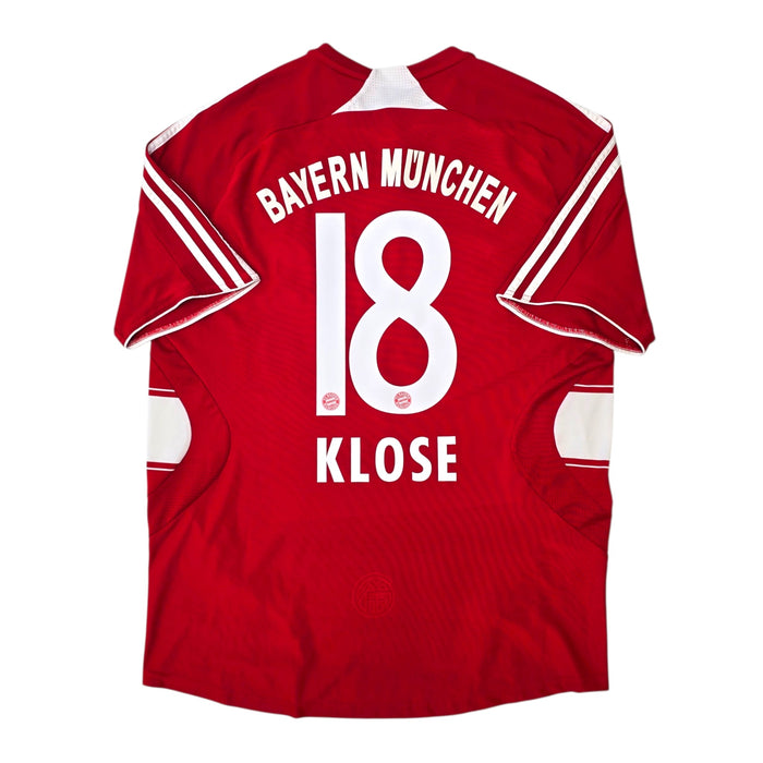 2007/09 Bayern Munich Home Football Shirt (L) Adidas 18 Klose - Football Finery - FF305868