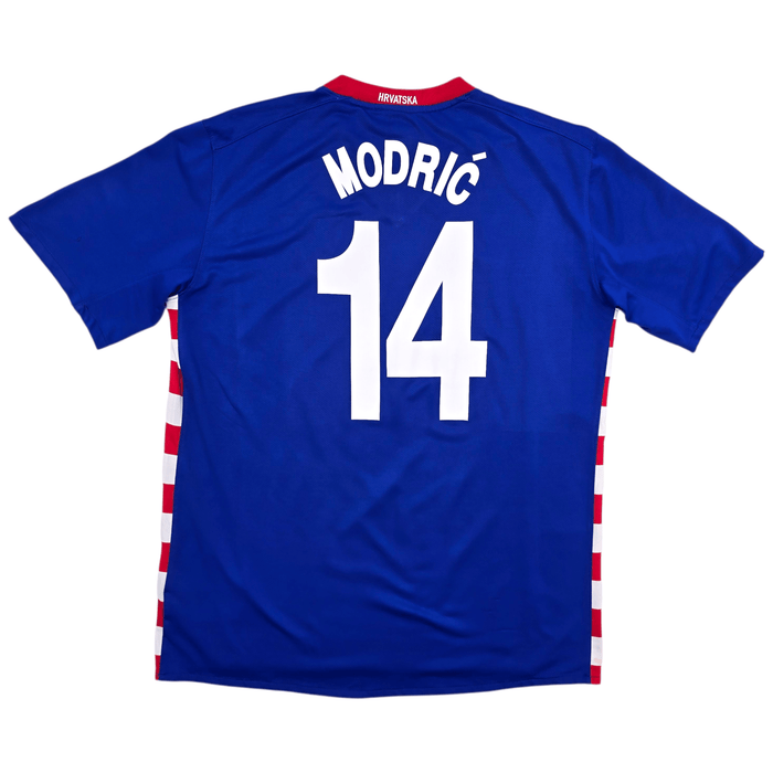 2007/09 Croatia Away Football Shirt (L) Nike 14 Modric - Football Finery - FF303667