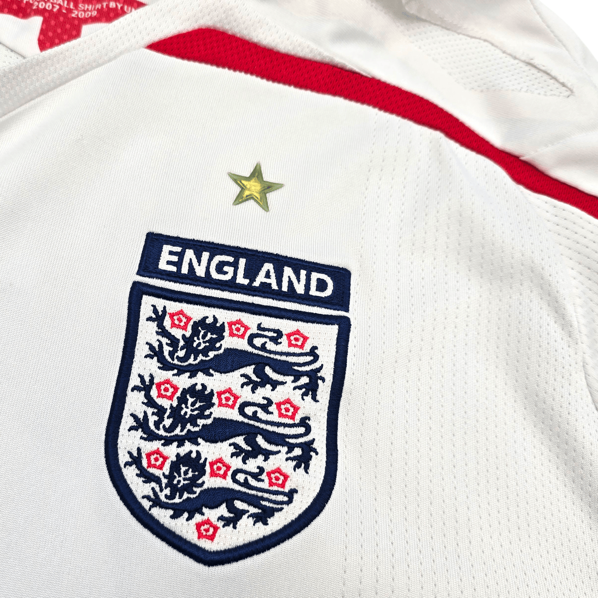 2007/09 England Home Football Shirt (2XL) Umbro 8 Lampard - Football Finery - FF303465