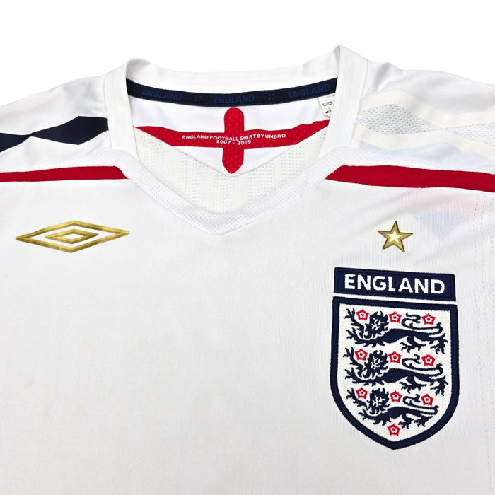 2007/09 England Home Football Shirt (L) Umbro - Football Finery - FF202834