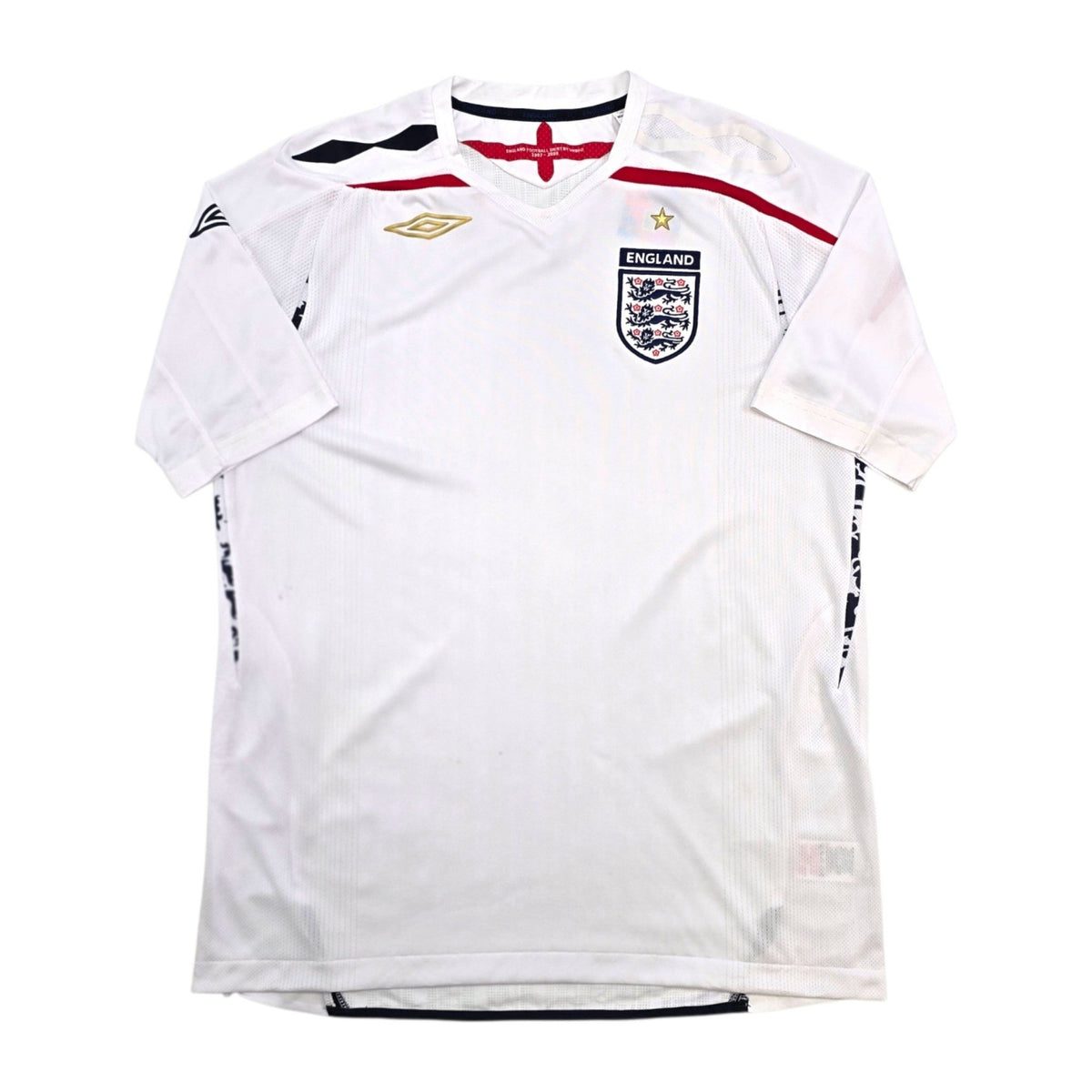 2007/09 England Home Football Shirt (L) Umbro - Football Finery - FF307460