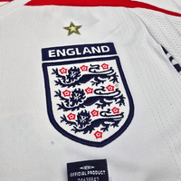 2007/09 England Home Football Shirt (S) Umbro 7 Beckham - Football Finery - FF302499