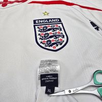 2007/09 England Home Football Shirt (XL) Umbro 9 Rooney - Football Finery - FF303466