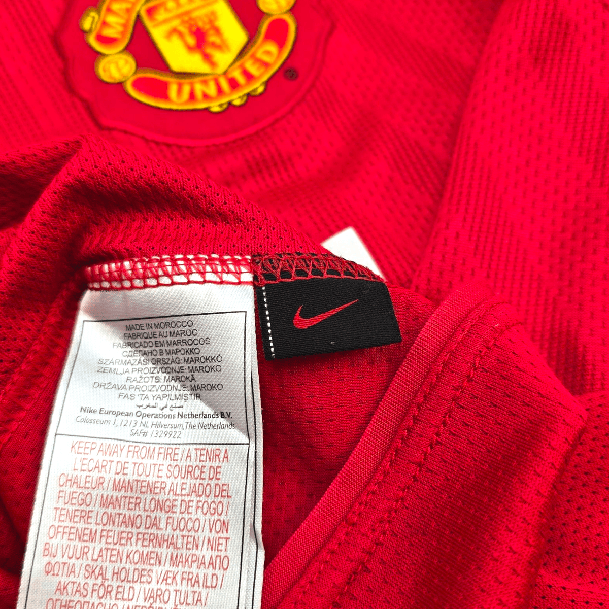 2007/09 Manchester United Home Football Shirt (L) Nike #10 Rooney - Football Finery - FF300868