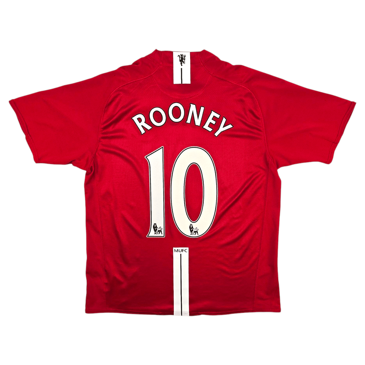 2007/09 Manchester United Home Football Shirt (L) Nike #10 Rooney - Football Finery - FF300868
