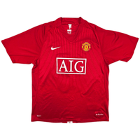 2007/09 Manchester United Home Football Shirt (L) Nike #10 Rooney - Football Finery - FF300868