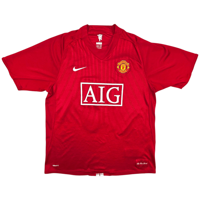2007/09 Manchester United Home Football Shirt (L) Nike #10 Rooney - Football Finery - FF300868