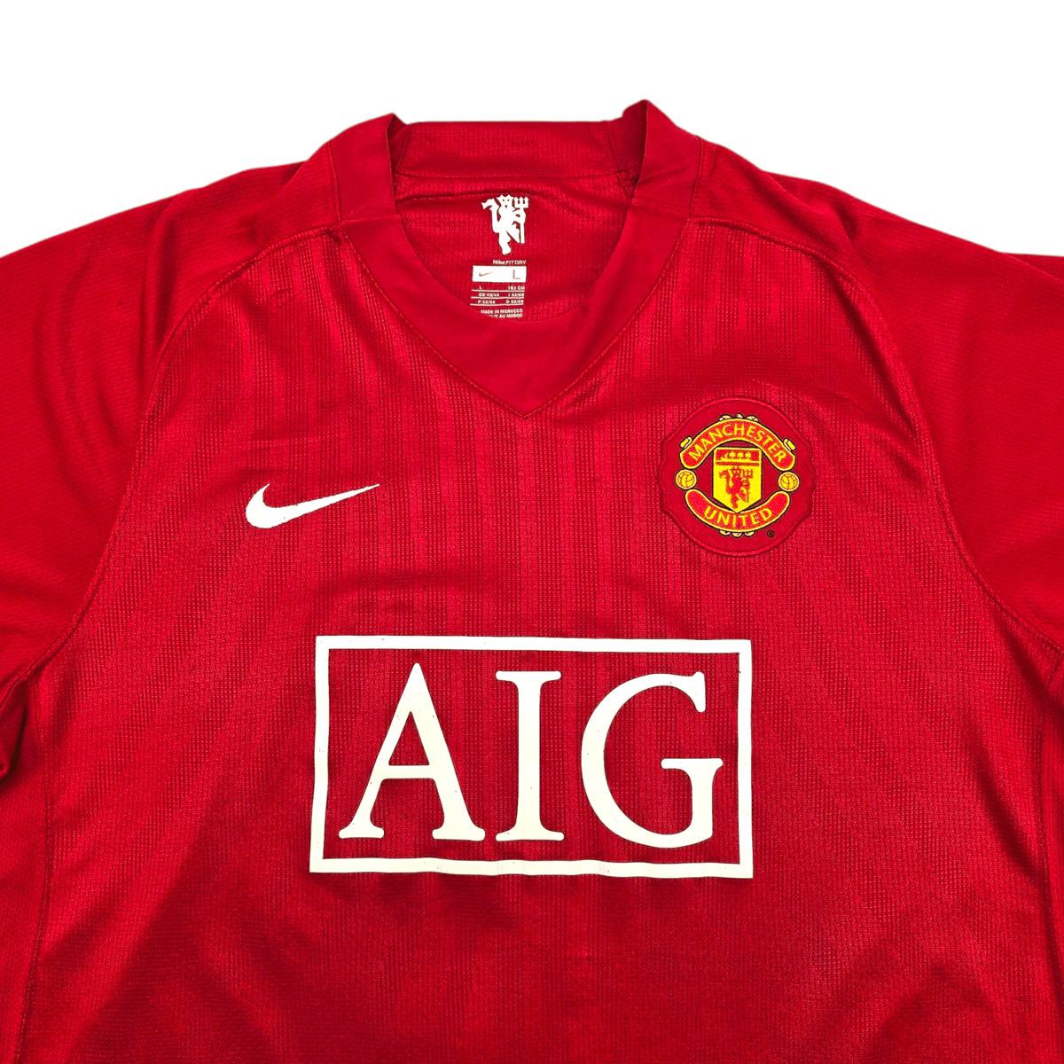 2007/09 Manchester United Home Football Shirt (L) Nike #10 Rooney - Football Finery - FF300868