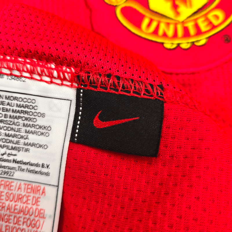 2007/09 Manchester United Home Football Shirt (M) Nike #7 Ronaldo - Football Finery - FF301016