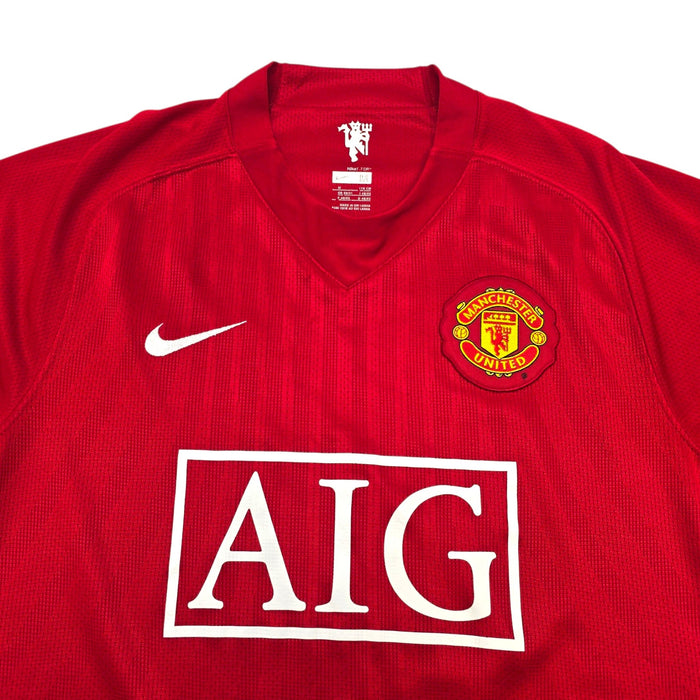 2007/09 Manchester United Home Football Shirt (M) Nike - Football Finery - FF307769