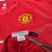 2007/09 Manchester United Home Football Shirt (XL) Nike 17 Nani - Football Finery - FF305049