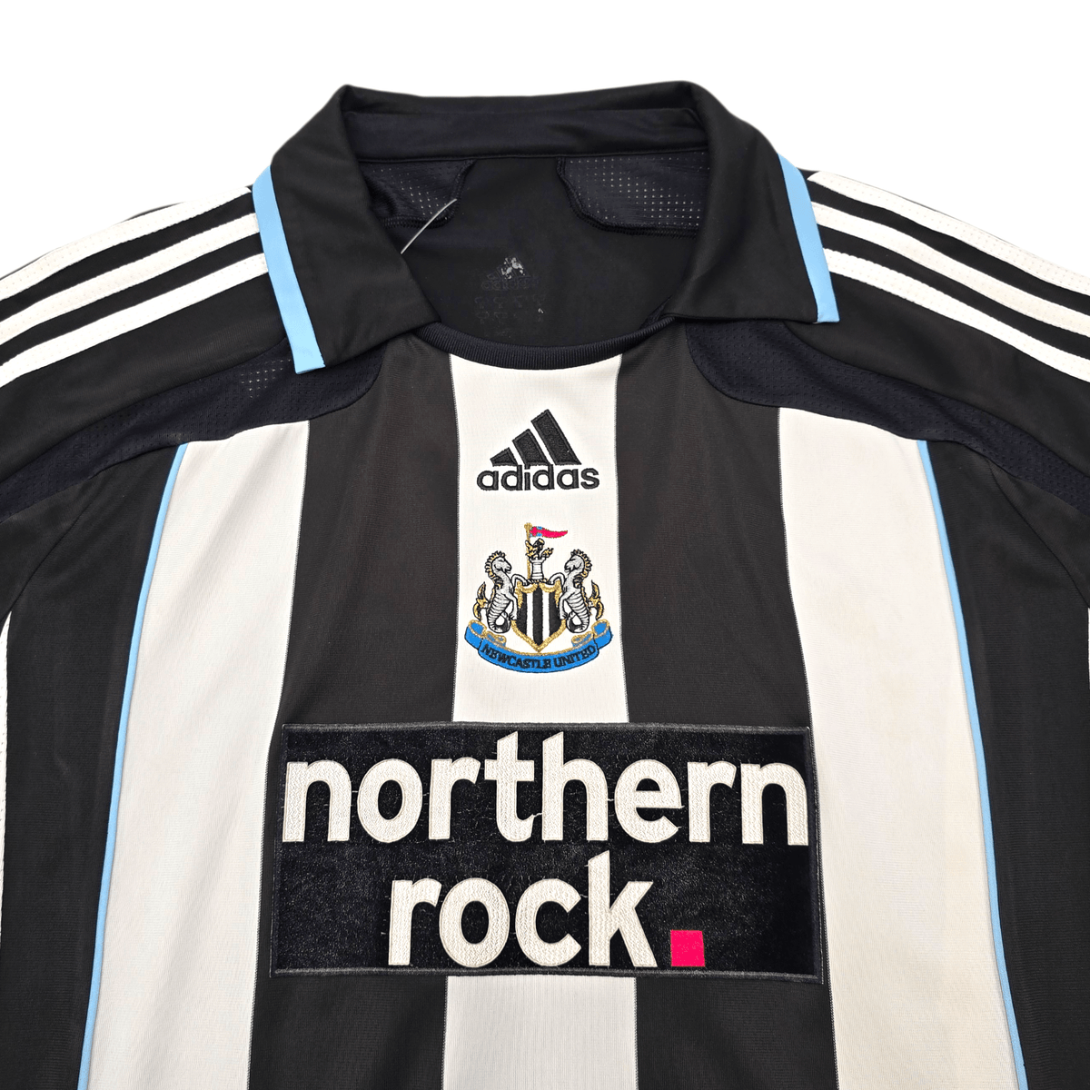 2007/09 Newcastle United Home Football Shirt (L) Adidas 16 Milner - Football Finery - FF302721