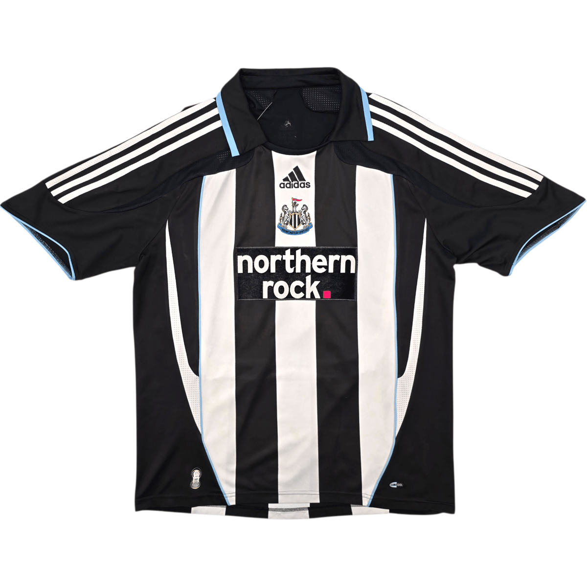 2007/09 Newcastle United Home Football Shirt (L) Adidas 16 Milner - Football Finery - FF302721