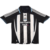 2007/09 Newcastle United Home Football Shirt (L) Adidas 16 Milner - Football Finery - FF302721