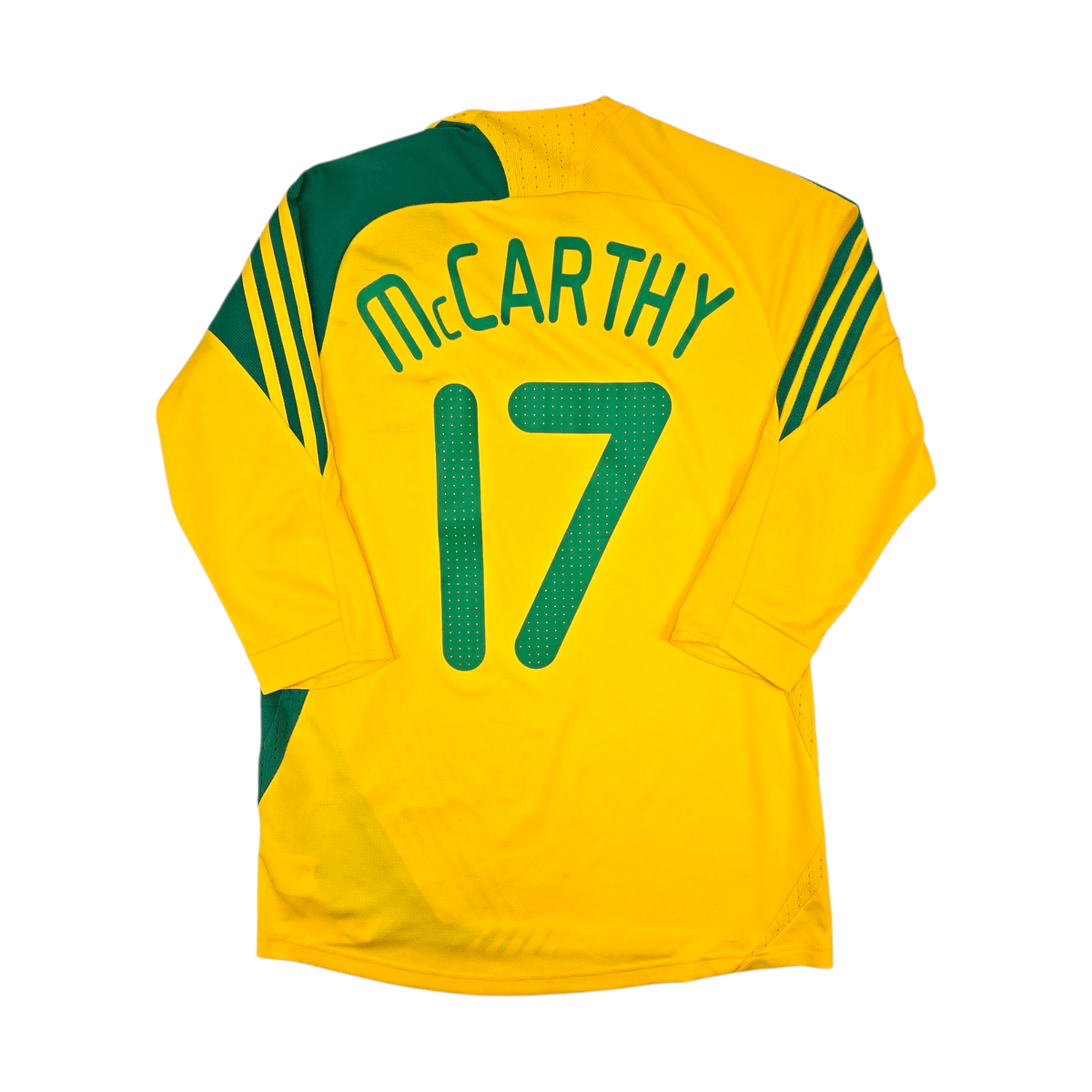 2007/09 South Africa Home Football Shirt (S) Adidas 17 McCarthy - Football Finery - FF301154