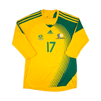 2007/09 South Africa Home Football Shirt (S) Adidas 17 McCarthy - Football Finery - FF301154