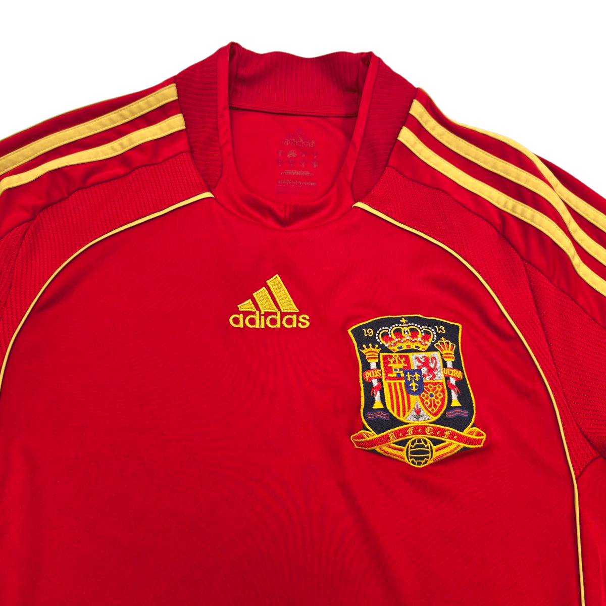 2007/09 Spain Home Football Shirt (S) Adidas - Football Finery - FF304476