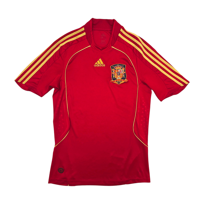 2007/09 Spain Home Football Shirt (S) Adidas - Football Finery - FF304476