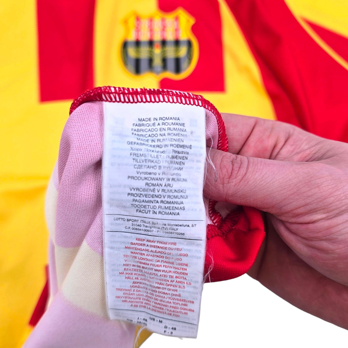 2008/09 Arameisk Syrianska Home Football Shirt (M) Lotto 19 - Football Finery - FF304978