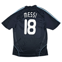 2008/09 Argentina Away Football Shirt (2XL) Adidas 18 Messi - Football Finery - FF301218
