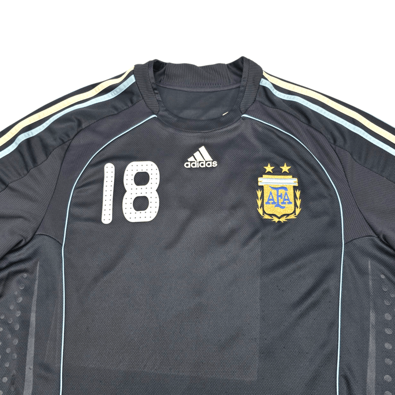 2008/09 Argentina Away Football Shirt (2XL) Adidas 18 Messi - Football Finery - FF301218
