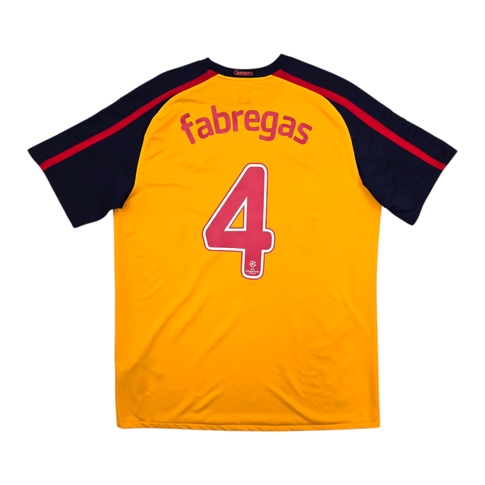 2008/09 Arsenal Away Football Shirt (L) Nike 4 Fabregas - Football Finery - FF303383