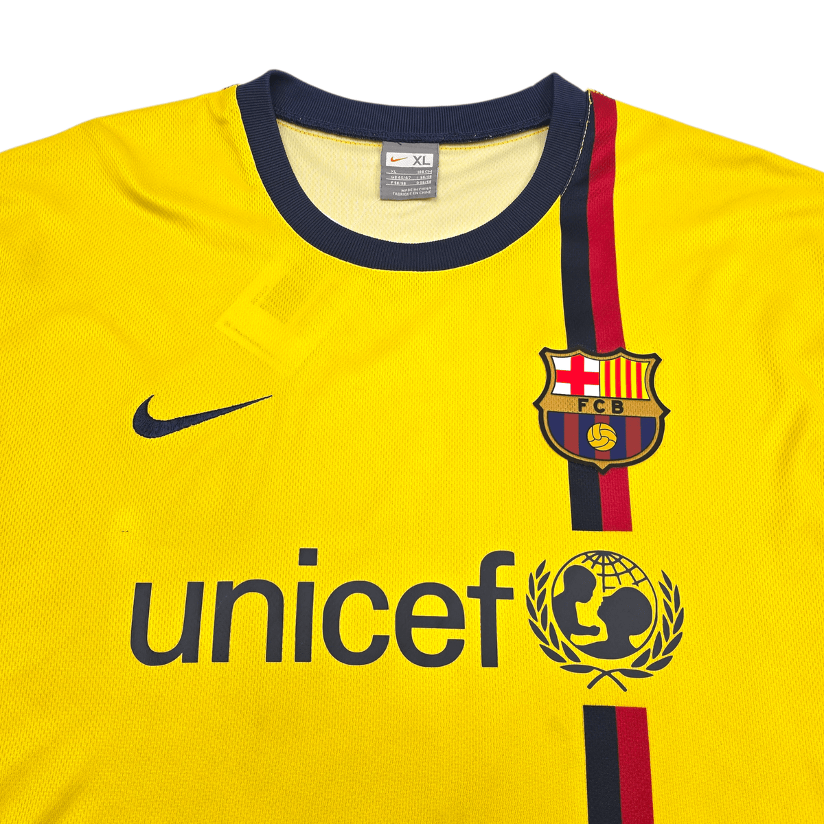 2008/09 Barcelona Away Football Shirt (XL) Nike 9 Ibrahimovic (Basic) - Football Finery - FF303907