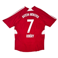 2008/09 Bayern Munich Home Football Shirt (XL) Adidas 7 Ribéry - Football Finery - FF302083