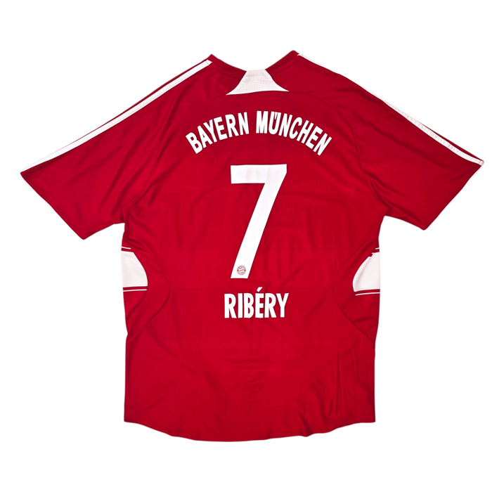 2008/09 Bayern Munich Home Football Shirt (XL) Adidas 7 Ribéry - Football Finery - FF302083