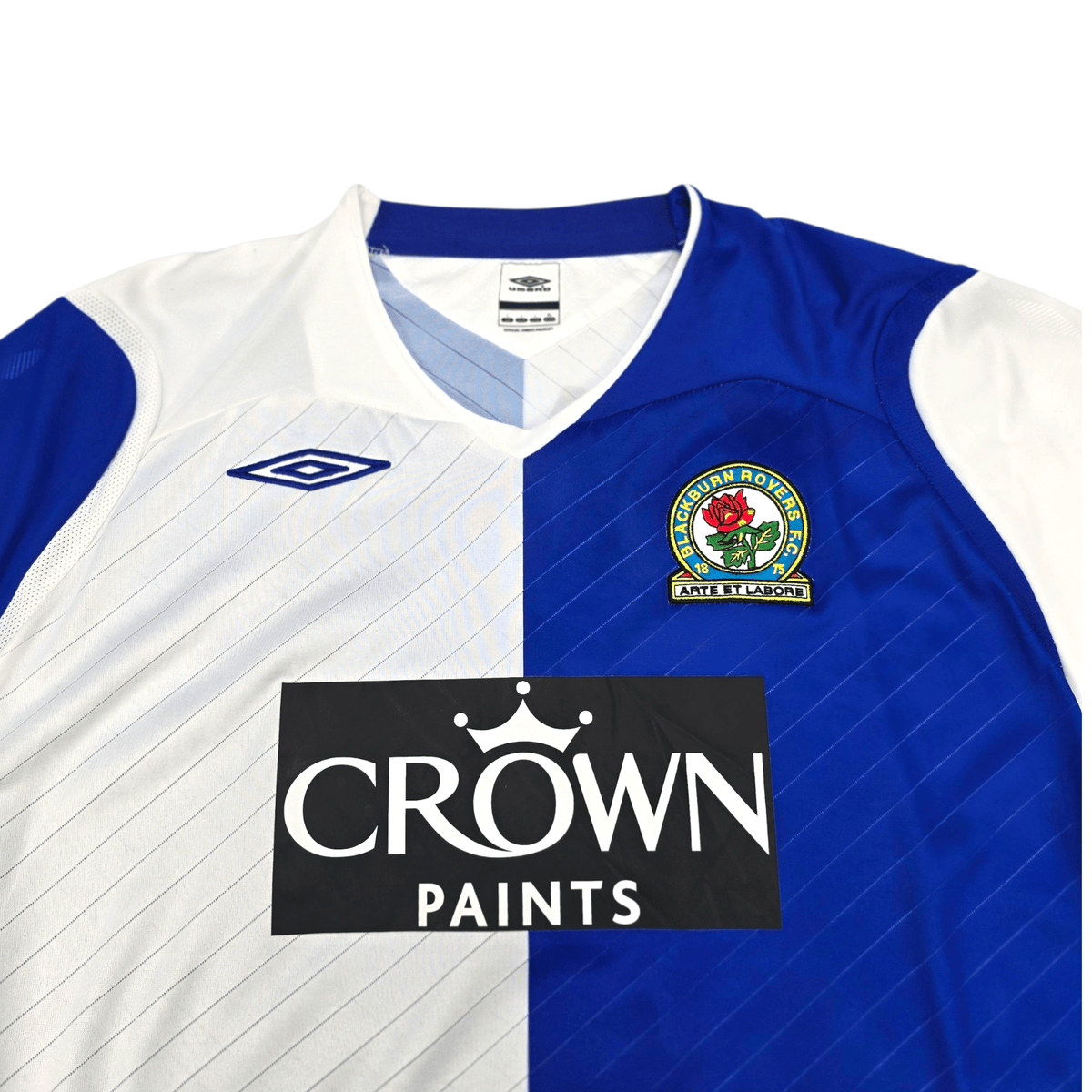 2008/09 Blackburn Rovers Home Football Shirt (L) Umbro 9 Santa Cruz - Football Finery - FF301583