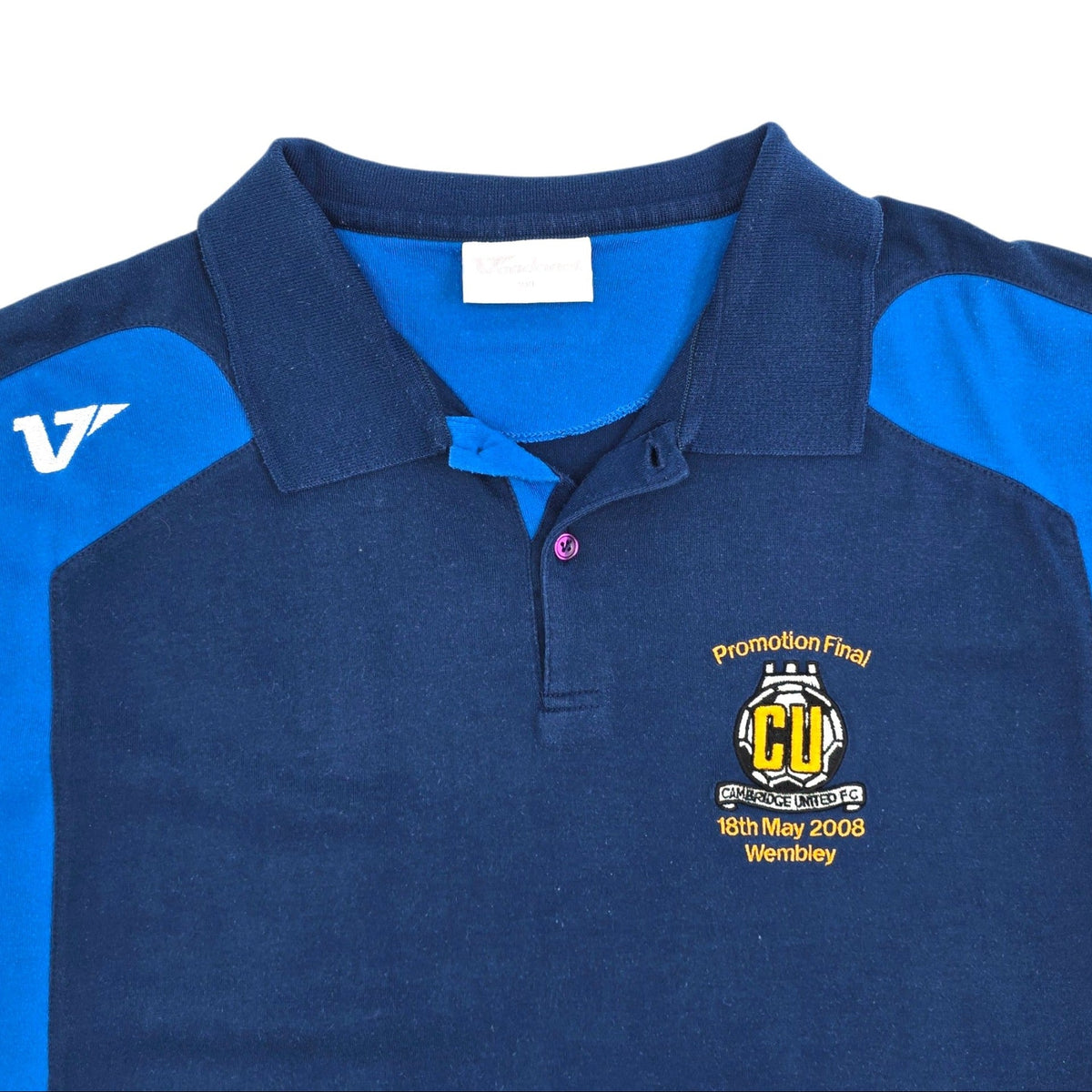 2008/09 Cambridge United Polo Shirt (2XL) Vandanel (Promotion Final | Wembley) - Football Finery - FF308025