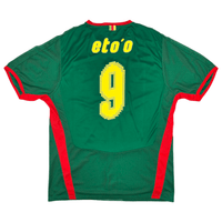 2008/09 Cameroon Home Football Shirt (L) Puma 9 Eto'o - Football Finery - FF301356