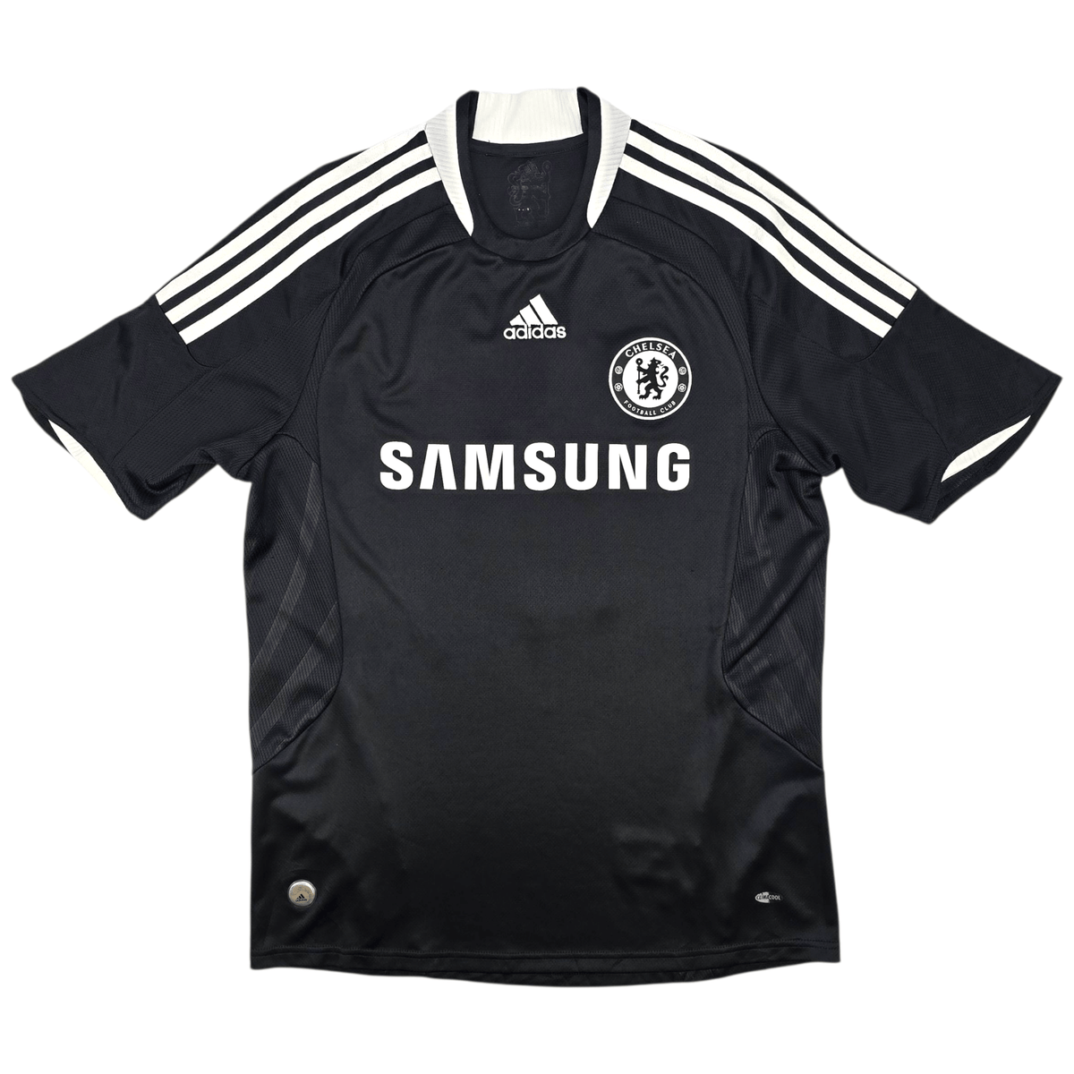 2008/09 Chelsea Away Football Shirt (M) Adidas 5 Essien - Football Finery - FF301597