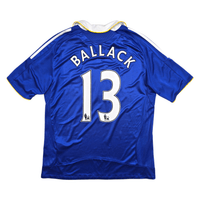 2008/09 Chelsea Home Football Shirt (L) Adidas 13 Ballack - Football Finery - FF302312