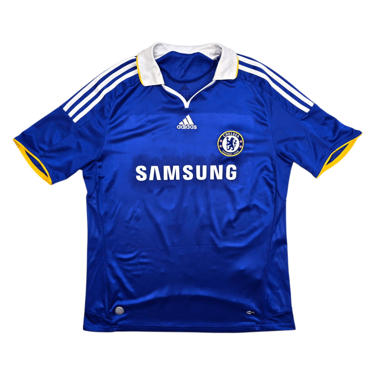 2008/09 Chelsea Home Football Shirt (L) Adidas 13 Ballack - Football Finery - FF302312