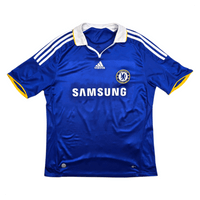 2008/09 Chelsea Home Football Shirt (L) Adidas 13 Ballack - Football Finery - FF302312
