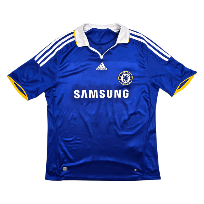 2008/09 Chelsea Home Football Shirt (L) Adidas 13 Ballack - Football Finery - FF302312