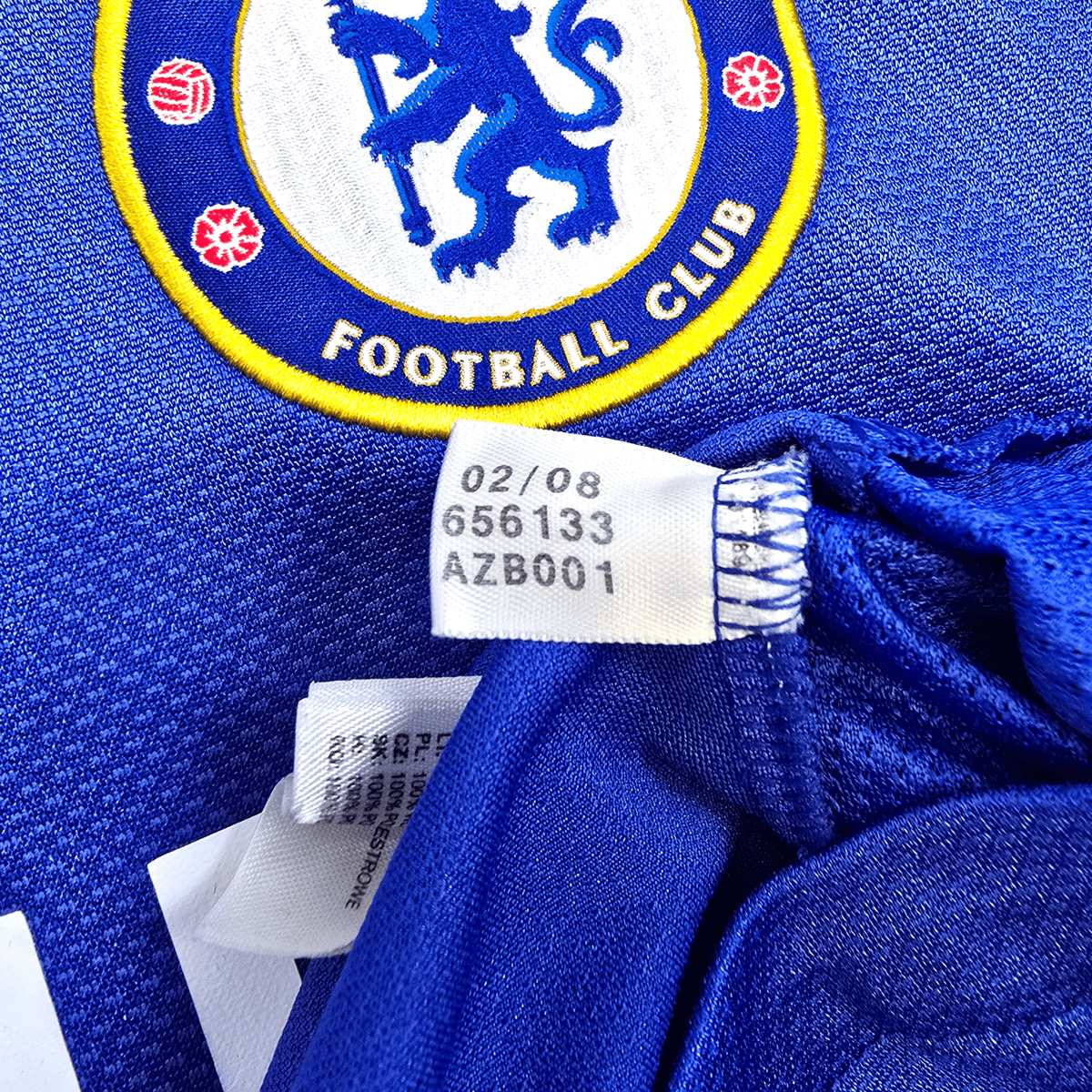 2008/09 Chelsea Home Football Shirt (L) Adidas 13 Ballack - Football Finery - FF302312