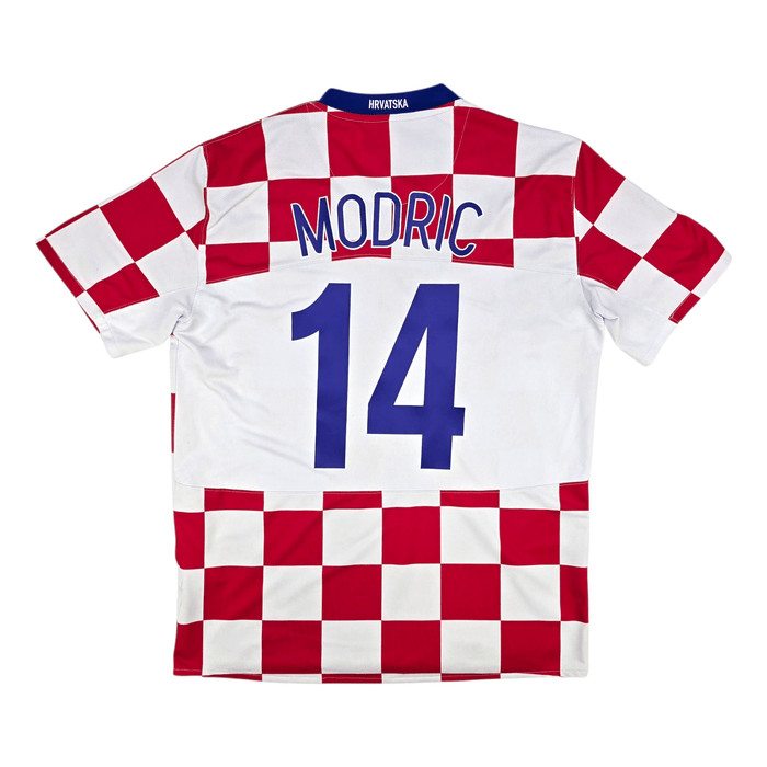 2008/09 Croatia Home Football Shirt (L) Nike 14 Modric - Football Finery - FF301258