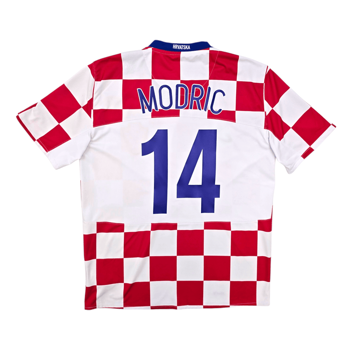 2008/09 Croatia Home Football Shirt (L) Nike 14 Modric - Football Finery - FF303637