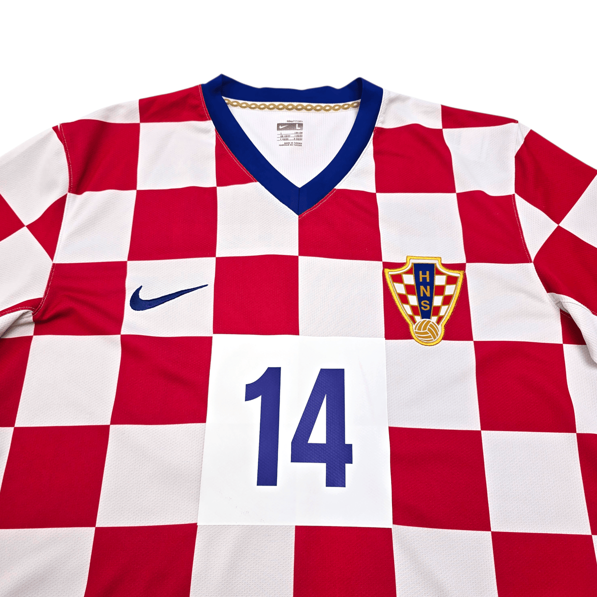 2008/09 Croatia Home Football Shirt (L) Nike 14 Modric - Football Finery - FF303637