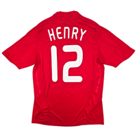 2008/09 France Away Football Shirt (M) Adidas 12 Henry - Football Finery - FF301561