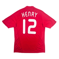 2008/09 France Away Football Shirt (M) Adidas 12 Henry - Football Finery - FF304383
